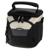 Фотосумка Corsica 80, 12 x 9 x 12 см, черный/бежевый, Samsonite     [OhF] (H-23190)