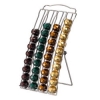Подставка Donatore для кофейных капсул Nespresso, 4 ряда х 10 шт., 18.3 x 20 x 34.2 см, можно подвешивать, металл, серебристый, Xavax     [Ox&] (H-111080)