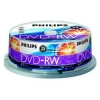 DVD+RW Philips     4.7Gb, 4x, 25шт., Cake Box, перезаписываемый DVD диск (DVD+RWC025/PH)