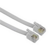 Кабель спиральный для телефонной трубки (4p4c), 5.0 м, белый, Hama     [ObT] (H-44526)
