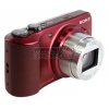 SONY Cyber-shot DSC-H90 <Red> (16.1Mpx, 24-384mm, 16x, F3.3-5.9, JPG, SDHC/MS Duo, 3.0", USB2.0, AV, Li-Ion)