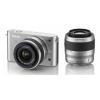 PhotoCamera Nikon 1 J1 silver 10,1Mpix 10-30mm / 30-110mm 3" 1080 SDHC Ком-т с объективамиLi-Ion  (VVA154K003)