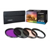 Набор фильтров Polaroid UV+CPL+FLD+WARMING 72мм (PL4FIL72)