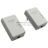 TP-Link <TL-PA210KIT> AV200 Mini Powerline Adapter Starter Kit (2 адаптера, 1UTP 10/100Mbps, Powerline 200Mbps)