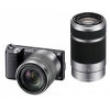 PhotoCamera Sony Alpha NEX-5NY kit black 16.1Mpix 18-55 / 55-210 3" 720p SDXC 1x0 rotLCD RAW 0fr/s HDMI комплект с объективамиNP-FW50  (NEX5NYB.CEE2)