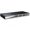 Коммутатор D-Link DES-1210-28/ME/B2A Управляемый коммутатор 2 уровня с 24 портами 10/100Base-TX, 2 портами 100/1000Base-X SFP и 2 комбо-портами 100/10