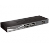 Коммутатор D-Link DGS-1510-20/A1A Стекируемый коммутатор SmartPro с 16 портами 10/100/1000Base-T, 2 портами 1000Base-X SFP и 2 портами 10GBase-X SFP+
