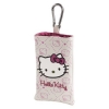 Чехол Hello Kitty для мобильного телефона, 11.5 x 1.5 x 7 см, карабин/шейный шнурок, полиуретан, белый/розовый, Hello Kitty    [OhG] (H-106538)