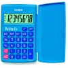 Калькулятор карманный  Casio LC-401LV-PK,  размер 10*75*120 мм , питание - батарейка, 8-разрядный, резин. кнопки, жестк. крышка, розовый (CasLC-401LV-PK)