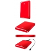 (STAA500208) HDD Внешний накопитель Seagate 2.5" 500GB,  FreeAgent GoFlex, USB 3.0/2.0, красный (HDD-500GB/ST2.5/U3R)