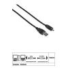 Кабель USB 2.0 A-mini B (B4) (m-m), 1.8 м, черный, (для Kodak), Hama     [ObF] (H-74202)