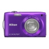 PhotoCamera Nikon CoolPix S3300 purpul 16Mpix Zoom6x 2.7" 720p 42Mb SDXC CCD IS opt EN-EL19  (VMA954E1)