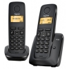 Р/Телефон Dect Gigaset A120 Duo черный (труб. в компл.:2шт) АОН