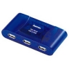 Разветвитель USB 2.0 1:4 с сетевым адаптером (H-49008)