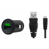 Автомобильное зарядное устройство Belkin 1A + microUSB cable черный (F8M304CW03)