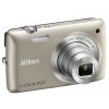 PhotoCamera Nikon CoolPix S4300 silver 16,0Mpix Zoom6x 3" 720p 74Mb SDHC EN-EL19  (VMA940E1)