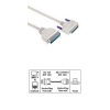 Кабель принтерный EPP, 25-pin D (m) - 36-pin Centronics (m), 3.0 м, серый, Hama     [ObC] (H-42122)