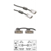 Кабель DVI A/D Single Link (m-m), 1.8 м, High Quality, серый, Hama     [ObC] (H-42134)