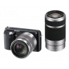 PhotoCamera Sony Alpha NEX-F3Y Kit black 16.1Mpix 18-55 / 55-210 3" 1080i SDHC MS Pro Duo turLCD rotLCD TouLCD Ком-т с объективамиNP-FW50  (NEXF3YB.CEE2)