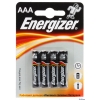Батарейки Energizer e360  Base (AAA) 4БЛ  (636026/635184/636174)  4 батарейки в блистере.  (LR03/R03; E92)