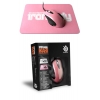Мышь SteelSeries Iron Lady Ikari Laser (63025) лазерная розовая Набор (коврик QcK, повязка, мышь) профессиональная игровая, USB, 3200 CPI, 40K SPS, LE (SS IronLady Las Pink)