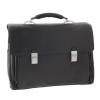 Портфель, с отделением для ноутбука, 42*31*18см, натуральная кожа,черный (TS-083-138)