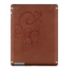 Наклейка ZAGG LEATHERskin для iPad2/New brown embossed (LSBRNFLZL101)