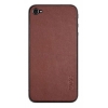 Наклейки Zagg для iPhone 4/4S LEATHERskin коричневый (LSBRNZAGG73)