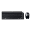 Комплект беспроводной (клавиатура + мышь оптическая),  ASUS, 2.4 ГГц, черная, 1000 dpi, W4500_BK (90-XB2300KM00060) (A-W4500_BK)