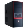 HKC  7022DR миди-тауер  корпус ПК черный  с красным/4х5"/(2+5)х3.5"/ блок HKC500W/ ATX2.03/12cm /20+4PIN/PCIE/3SATA/20A (HKC-7022DR-500W)