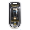 Кабель Konoos HDMI- HDMI, 1.8м, v1.4, 19M/19M,металл, позол.разъемы, экран, армирующая сетка, блистер KCP-HDMI-1.8
