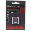 Карта памяти SDHC 8Gb SanDisk Ultra UHC-I Class10 (SDSDU-008G-U46)