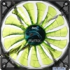 Вентилятор Aerocool Shark 12см "Evil Green Edition" (зеленая подсветка), 3+4 pin, 32.5 CFM, 800 RPM, 12.6 dBA (EN55697)