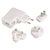 Зарядное устройство универсальное USB World Travel Set, переходники для разных стран, 5В/2100 мА, Hama     [ObX] (H-107804)