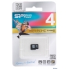 Карта памяти MicroSDHC 4GB Silicon Power Class10 без адаптера (SP004GBSTH010V10)