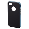 Футляр Hybrid для  Apple iPhone 4/4S, черный/синий, Hama     [ObG] (H-118725)