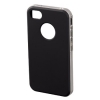 Футляр Hybrid для  Apple iPhone 4/4S, черный/серебристый, Hama     [ObG] (H-118727)