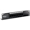 Панель TRENDnet TC-P08C5E 8-портовая 10'' неэкранированная коммутационная UTP RJ-45 5e кат