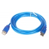 Кабель удлинитель USB 2.0 AM/AF 1.8m Telecom  прозрачная изоляция <VUS6956T-1.8M>
