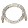 Кабель USB 2.0 AM/BM 3m Telecom прозрачная изоляция (VUS6900T-3MTP)
