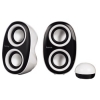 Аудиоколонки пассивные Little White, USB 2.0, 3.5 мм Jack, белый/черный, Hama     [OxC] (H-52810)