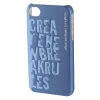 Футляр aha: Croom 3D для Apple iPhone 4/4S, пластик, синий, Hama     [ObG] (H-103455)