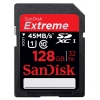 (SDSDX-128G-X46) Карта памяти SanDisk Extreme, стандарт SDXC UHS-I, 128Gb, 45 МБ/с (SD-128GB-XHDVideo/SD)