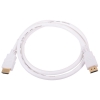 Кабель AOpen  HDMI 19M/M 1.4V+3D/Ethernet   ACG511W-1M  1m, белый, позолоченные контакты