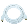 Кабель AOpen  HDMI 19M/M 1.4V+3D/Ethernet  <ACG511W-3M> 3m, белый, позолоченные контакты