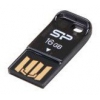 Флеш Диск Silicon Power 16Gb Touch T02 черный SP016GBUF2T02V1K