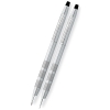 Набор Cross Century Classic New Trophy: шариковая ручка и механический карандаш 0.7 мм, цвет: Satin Chrome,только для В2В (AT0081-14_0.7)