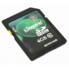 Флеш карта SDHC 4Gb Class10 Kingston SD10V/4GBCP OEM