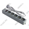 Сетевой фильтр 5bites <SP5-G-15> Grey <1.5м> (  5 розеток )