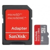 (SDSDQU-008G-U46A) Карта памяти SanDisk Mobile Ultra, стандарт microSDHC класс 10, 8Gb с адаптером SD (SDMicro10-8GB/SD-U)